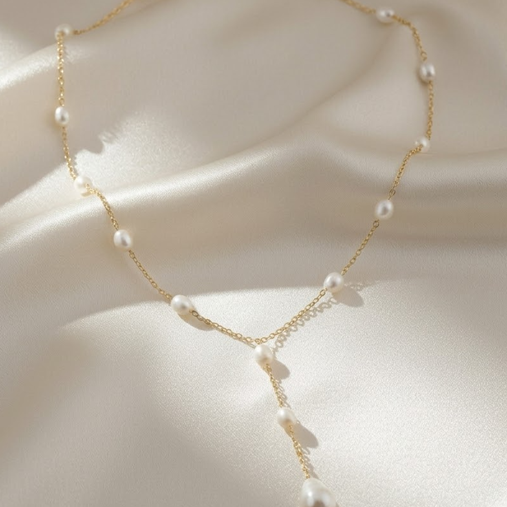 Liora Pearls Golden Pride – feine goldene Perlenkette